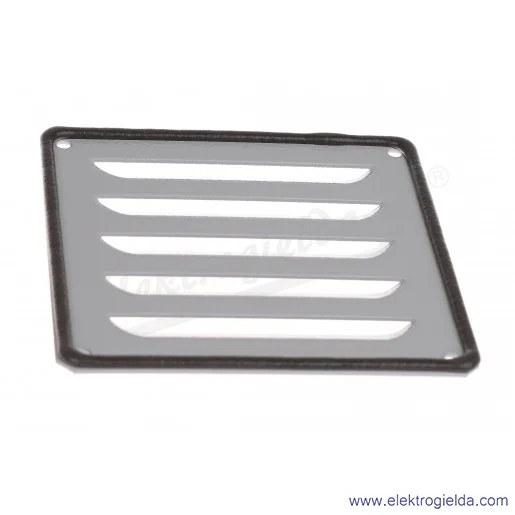 Kratka metalowa NSYCAG104X95LM do wentylacji, szara 120x120mm Kratka metalowa NSYCAG104X95LM do wentylacji, szara 120x120mm