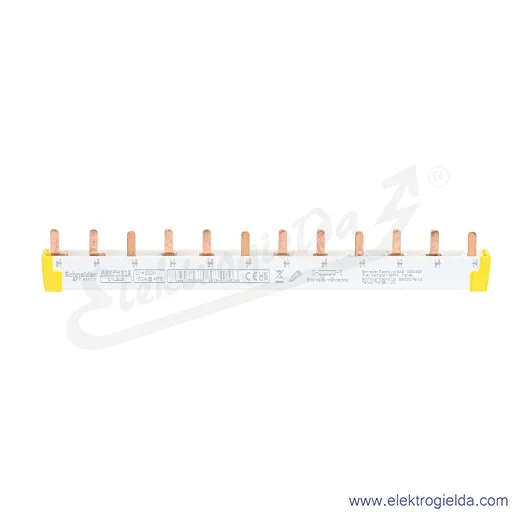 Szyna łączeniowa A9XPH312 100A, 3P 12 modułów 18mm Szyna łączeniowa A9XPH312 100A, 3P 12 modułów 18mm