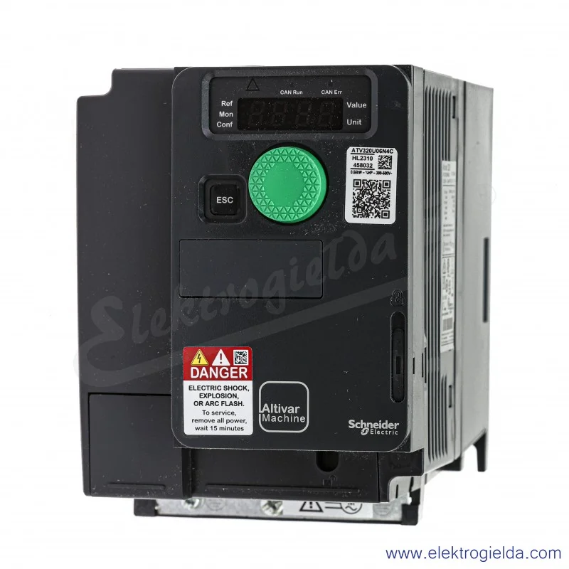 Falownik ATV320U06N4C Altivar ATV320, Kompakt, 0.55kW, 3x380/500V, 1.9A Falownik ATV320U06N4C Altivar ATV320, Kompakt, 0.55kW, 3x380/500V, 1.9A