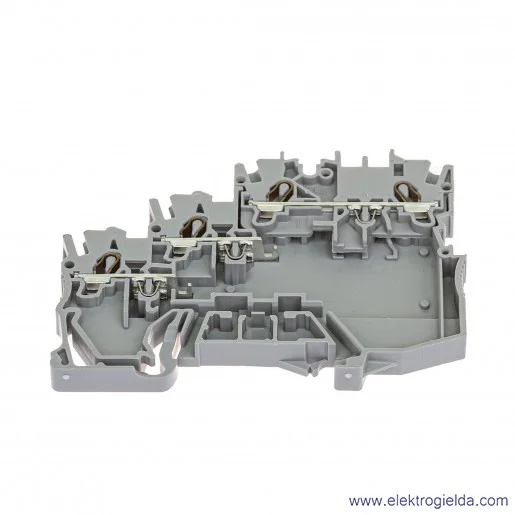 Złączka sygnałowa 2000-5311 szara 1mm2, 3-przewodowa do czujników typu PNP z otworami na przewody z kolorowym nadrukiem Złączka sygnałowa 2000-5311 szara 1mm2, 3-przewodowa do czujników typu PNP z otworami na przewody z kolorowym nadrukiem