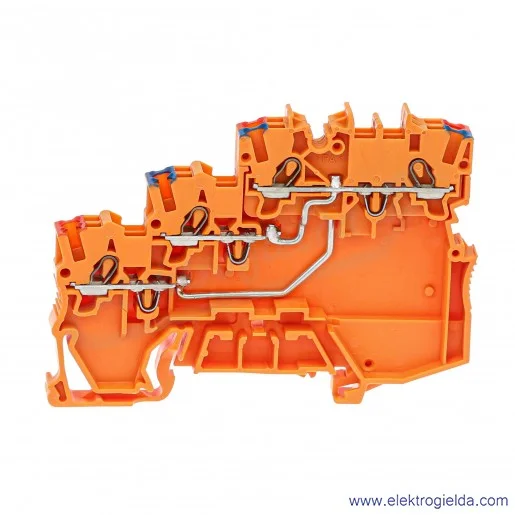 Złączka do czujników 2000-5372 pomarańczowa 1mm2, 3-przewodowa Złączka do czujników 2000-5372 pomarańczowa 1mm2, 3-przewodowa