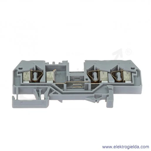 Złączka przelotowa 281-681 4mm 3-przewodowa szara Złączka przelotowa 281-681 4mm 3-przewodowa szara