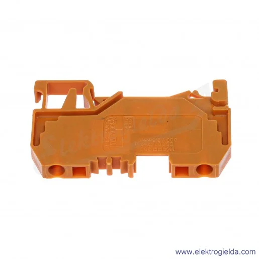 Złączka przelotowa 280-902 2.5mm 2P pomarańczowa na szynę TS-35 Złączka przelotowa 280-902 2.5mm 2P pomarańczowa na szynę TS-35