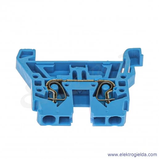 Złączka przelotowa 870-904 2.5mm2, niebieska, na szynę TS-35 Złączka przelotowa 870-904 2.5mm2, niebieska, na szynę TS-35