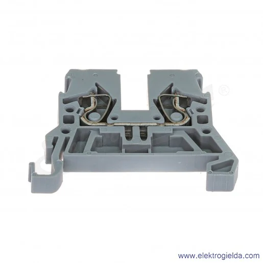 Złączka przelotowa 870-901 2.5mm2, szara na szynę TS-35 Złączka przelotowa 870-901 2.5mm2, szara na szynę TS-35