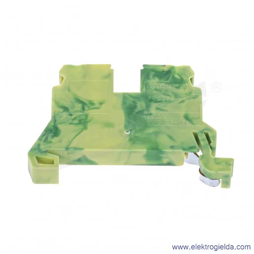 Złączka przelotowa 870-907 2.5mm2, żółto-zielona Złączka przelotowa 870-907 2.5mm2, żółto-zielona