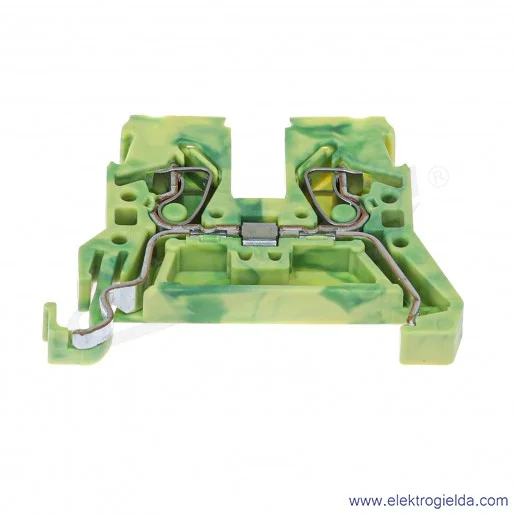 Złączka przelotowa 870-907 2.5mm2, żółto-zielona Złączka przelotowa 870-907 2.5mm2, żółto-zielona