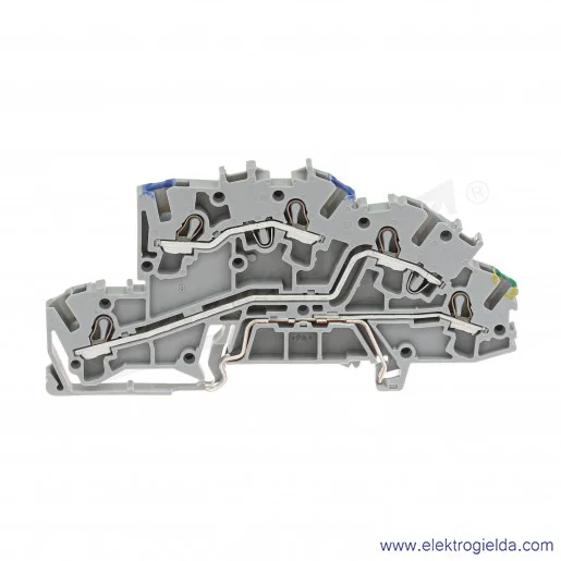 Złączka piętrowa 2003-7646 L/N/PE instalacyjna 2.5mm2, szara Złączka piętrowa 2003-7646 L/N/PE instalacyjna 2.5mm2, szara