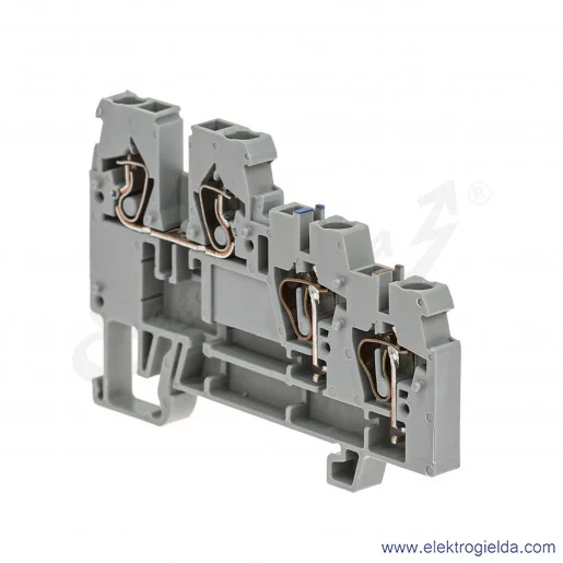 Złączka czujnikowa 270-560 3-Piętrowa, 2.5mm2, szara Złączka czujnikowa 270-560 3-Piętrowa, 2.5mm2, szara