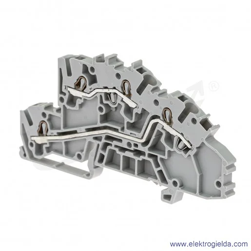 Złączka piętrowa 2003-7642 L/L instalacyjna 2.5mm szara Złączka piętrowa 2003-7642 L/L instalacyjna 2.5mm szara