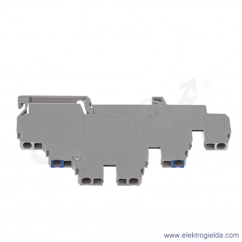 Złączka trzypiętrowa 870-558 2.5 mm2 ekranowana, szara Złączka trzypiętrowa 870-558 2.5 mm2 ekranowana, szara