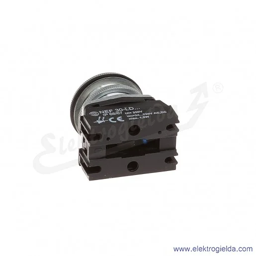 Lampka sygnalizacyjna NEF30 LDSb 24-240V AC/DC biała klosz sferyczny 30mm Lampka sygnalizacyjna NEF30 LDSb 24-240V AC/DC biała klosz sferyczny 30mm