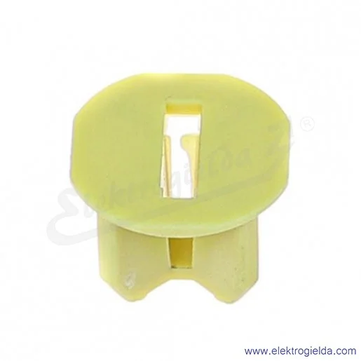 Zaślepka ochronna 2010-100 jako ochrona przed dotykiem bezpośrednim, żółta Zaślepka ochronna 2010-100 jako ochrona przed dotykiem bezpośrednim, żółta