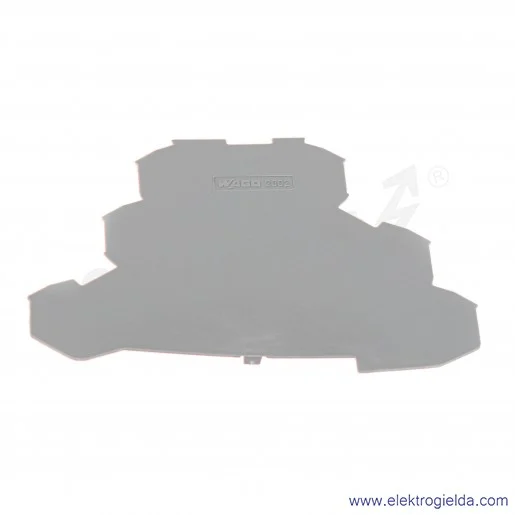 Ścianka końcowa 2002-3291 szara 0.8mm, do 2002-3201 Ścianka końcowa 2002-3291 szara 0.8mm, do 2002-3201