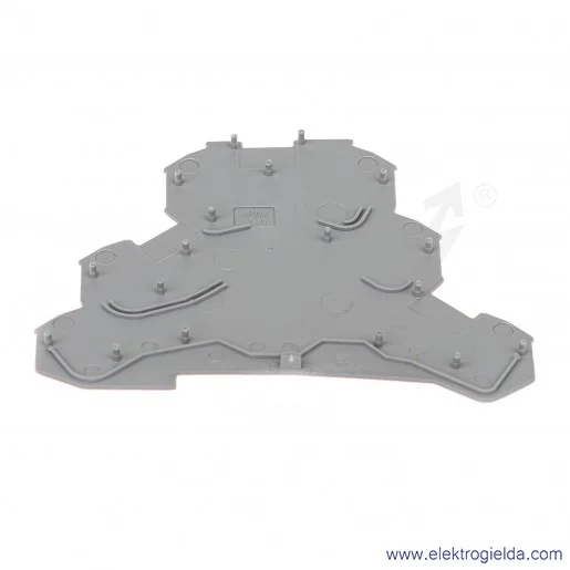 Ścianka końcowa 2002-3291 szara 0.8mm, do 2002-3201 Ścianka końcowa 2002-3291 szara 0.8mm, do 2002-3201