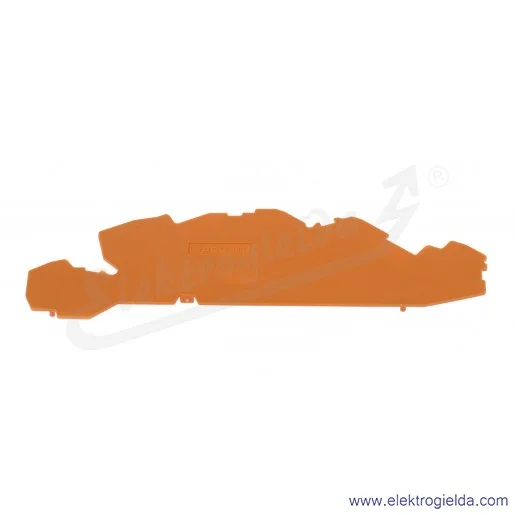 Ścianka końcowa 2005-7692 wewnętrzna 1mm, pomarańczowa Ścianka końcowa 2005-7692 wewnętrzna 1mm, pomarańczowa