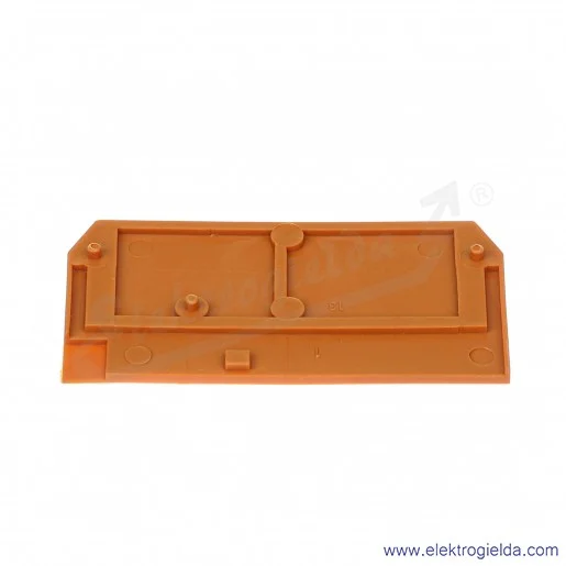 Ścianka końcowa 280-309 grubość 2.5mm pomarańczowa Ścianka końcowa 280-309 grubość 2.5mm pomarańczowa