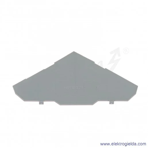 Ścianka końcowa 280-319 wewnętrzna, szara 1mm, do złączek 3-piętrowych Ścianka końcowa 280-319 wewnętrzna, szara 1mm, do złączek 3-piętrowych