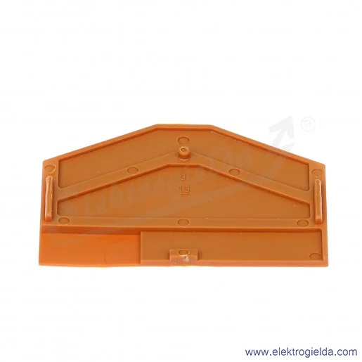 Ścianka rozdzielająca 280-313 wewnętrzna, 2.5mm pomarańczowa