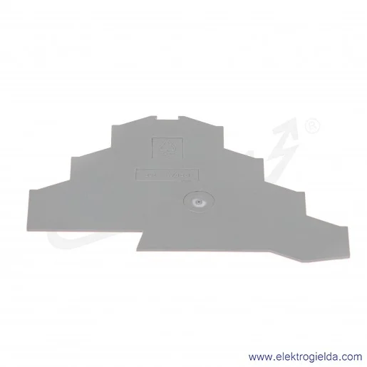 Ścianka końcowa 281-365 wewnętrzna szara 1mm Ścianka końcowa 281-365 wewnętrzna szara 1mm