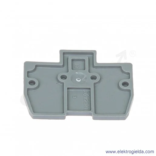 Ścianka boczna 870-923 szara, grubość 2mm Ścianka boczna 870-923 szara, grubość 2mm