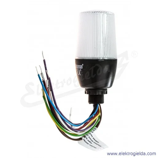 Kolumna sygnalizacyjna IF5M024ZM05 24VAC/DC, Led 5 kolorów + dźwięk, 55mm, IP65 Kolumna sygnalizacyjna IF5M024ZM05 24VAC/DC, Led 5 kolorów + dźwięk, 55mm, IP65