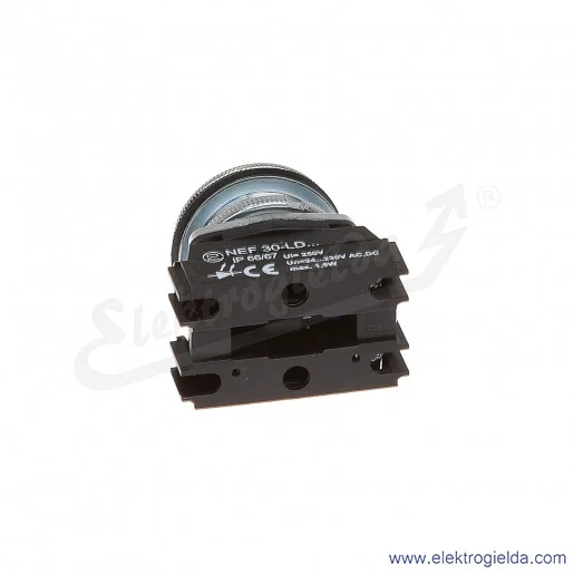 Lampka sygnalizacyjna NEF30 LDSn 24-240V AC/DC niebieska klosz sferyczny 30mm Lampka sygnalizacyjna NEF30 LDSn 24-240V AC/DC niebieska klosz sferyczny 30mm