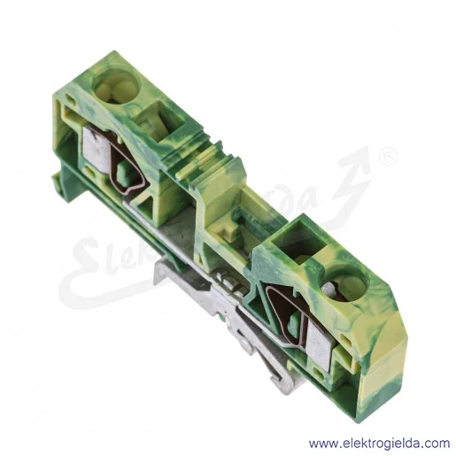 Złączka ochronna 283-907 16mm2 żółto-zielona, 2-przewodowa Złączka ochronna 283-907 16mm2 żółto-zielona, 2-przewodowa