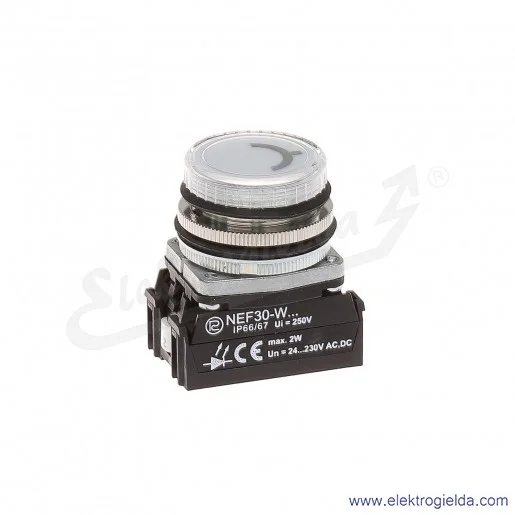 Wskaźnik położenia NEF30 WPW 24-230V AC/DC wyłącznika czerwono-zielono-żółty 30mm Wskaźnik położenia NEF30 WPW 24-230V AC/DC wyłącznika czerwono-zielono-żółty 30mm