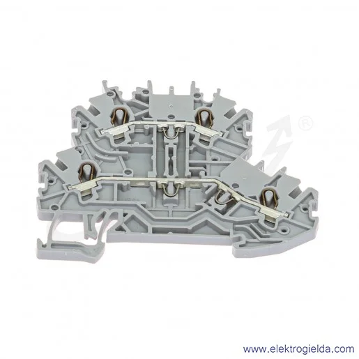 Złączka przelotowa 2000-2201 1mm2 szara dwupiętrowa L/L TopJobS Złączka przelotowa 2000-2201 1mm2 szara dwupiętrowa L/L TopJobS