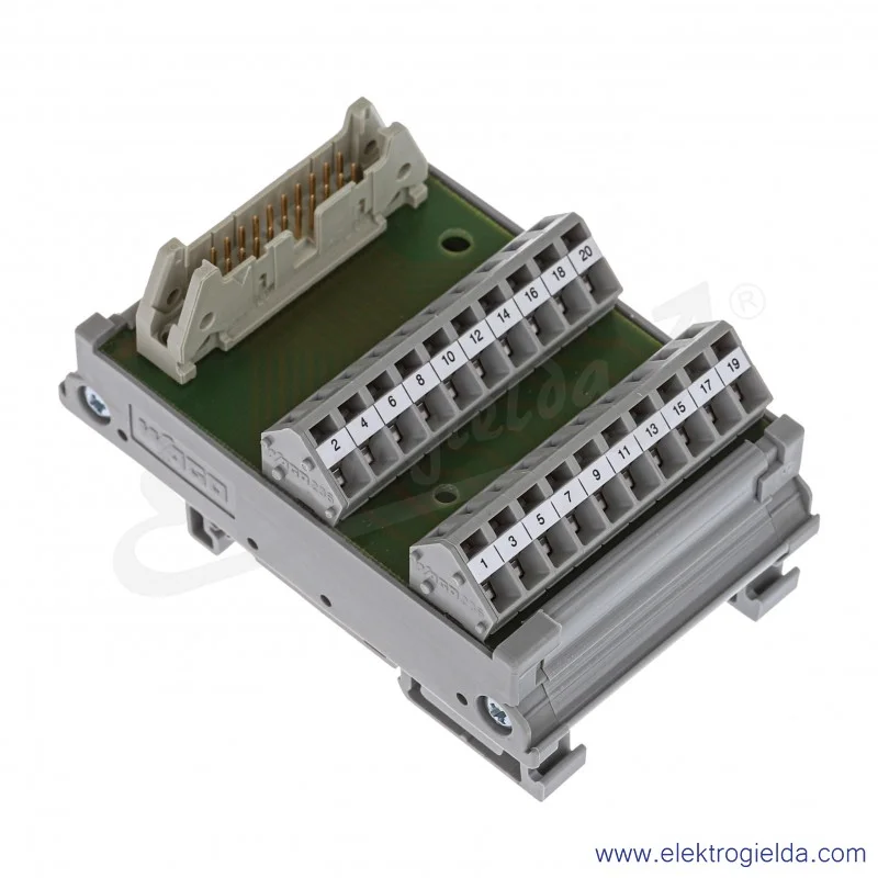 Moduł przejściowy 289-504 z gniazdem 20-pin Moduł przejściowy 289-504 z gniazdem 20-pin