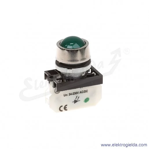 Lampka sygnalizacyjna NEK22M-LDSz 24-230V AC/DC zielona klosz sferyczny Lampka sygnalizacyjna NEK22M-LDSz 24-230V AC/DC zielona klosz sferyczny