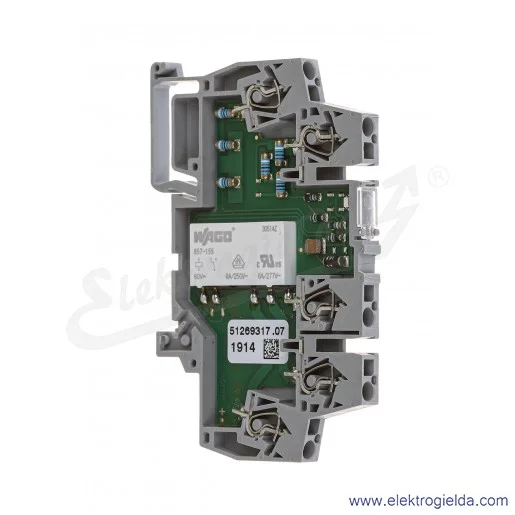 Przekaźnik separacyjny 859-358 1P, 230VAC/DC Przekaźnik separacyjny 859-358 1P, 230VAC/DC