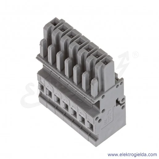 Gniazdo 769-107 X-COM 1-przewodowe 7-biegunowe szare Gniazdo 769-107 X-COM 1-przewodowe 7-biegunowe szare