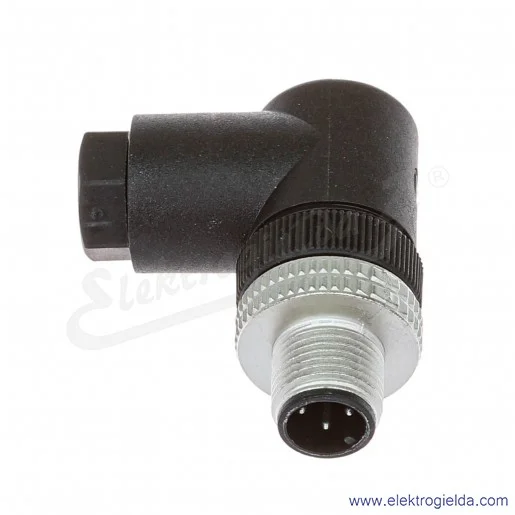 Wtyczka kątowa 756-9204/040-000 M12 4-biegunowa, kodowanie A Wtyczka kątowa 756-9204/040-000 M12 4-biegunowa, kodowanie A