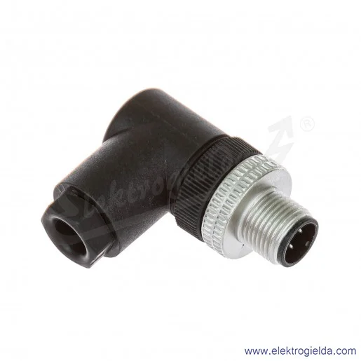 Wtyczka kątowa 756-9204/040-000 M12 4-biegunowa, kodowanie A Wtyczka kątowa 756-9204/040-000 M12 4-biegunowa, kodowanie A