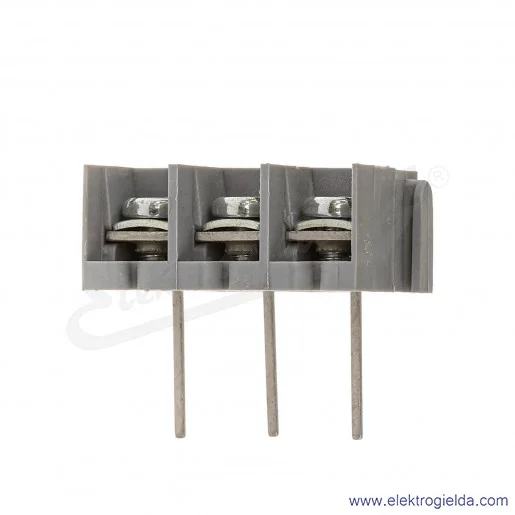 Złączka sprężynowa 239-123 do płytek drukowanych 3-torowa 24P szara, raster 10 mm Złączka sprężynowa 239-123 do płytek drukowanych 3-torowa 24P szara, raster 10 mm