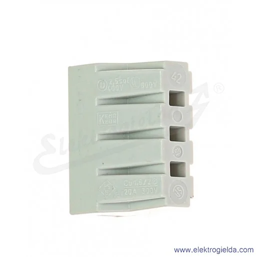 Złączka instalacyjna 773-498 8x2,5mm2 (0.5-2,5mm2) jasnoszara, do zastosowań Ex, miedź/aluminium Złączka instalacyjna 773-498 8x2,5mm2 (0.5-2,5mm2) jasnoszara, do zastosowań Ex, miedź/aluminium