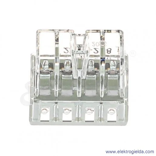 Złączka instalacyjna 2273-208 8x2,5mm2 (0.5-2,5mm2) biała Złączka instalacyjna 2273-208 8x2,5mm2 (0.5-2,5mm2) biała