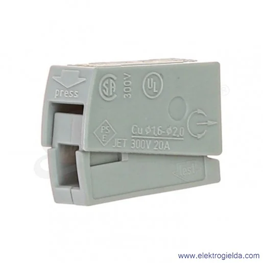 Złączka oświetleniowa 224-101 1x2,5mm2 (1-2,5mm2) Złączka oświetleniowa 224-101 1x2,5mm2 (1-2,5mm2)