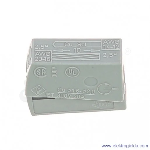 Złączka oświetleniowa 224-101 1x2,5mm2 (1-2,5mm2) Złączka oświetleniowa 224-101 1x2,5mm2 (1-2,5mm2)