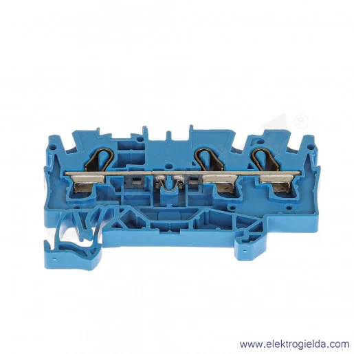 Złączka sprężynowa 2004-1304 4mm2 3-przewodowa, niebieska TopJob S Złączka sprężynowa 2004-1304 4mm2 3-przewodowa, niebieska TopJob S
