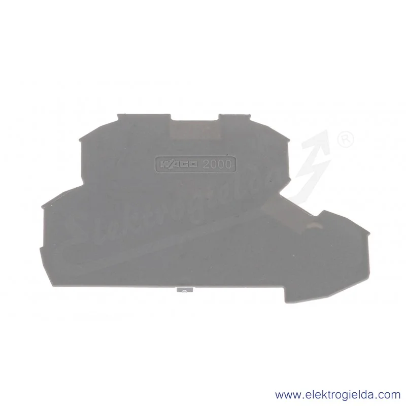 Płytka końcowa 2000-2291 szara 0.7mm Płytka końcowa 2000-2291 szara 0.7mm