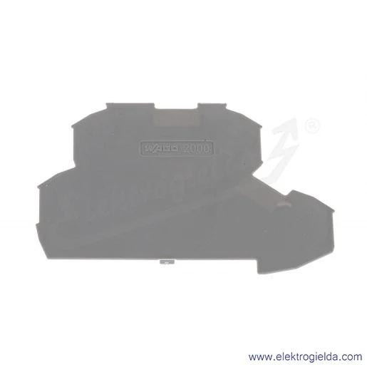 Płytka końcowa 2000-2291 szara 0.7mm Płytka końcowa 2000-2291 szara 0.7mm