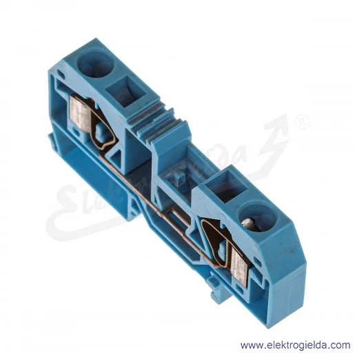 Złączka przelotowa 283-904 16mm2 niebieska, 2-przewodowa Złączka przelotowa 283-904 16mm2 niebieska, 2-przewodowa