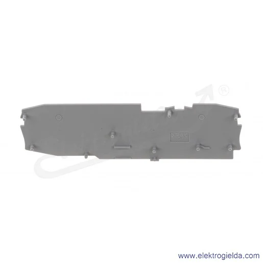 Ścianka końcowa 2006-1691 wewnętrzna, grubość 1mm szara Ścianka końcowa 2006-1691 wewnętrzna, grubość 1mm szara