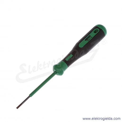 Przyrząd montażowy 210-719 klinga 2.5x0.4mm z izolowanym trzpieniem Przyrząd montażowy 210-719 klinga 2.5x0.4mm z izolowanym trzpieniem
