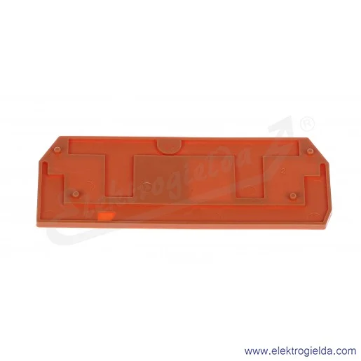 Ścianka końcowa 283-328 wewnętrzna 2.5mm, pomarańczowa Ścianka końcowa 283-328 wewnętrzna 2.5mm, pomarańczowa