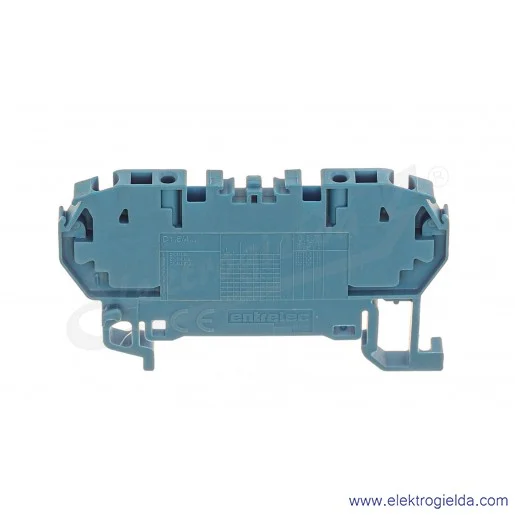 Złączka D1.5/4.N.2L niebieska sprężynowa Złączka D1.5/4.N.2L niebieska sprężynowa