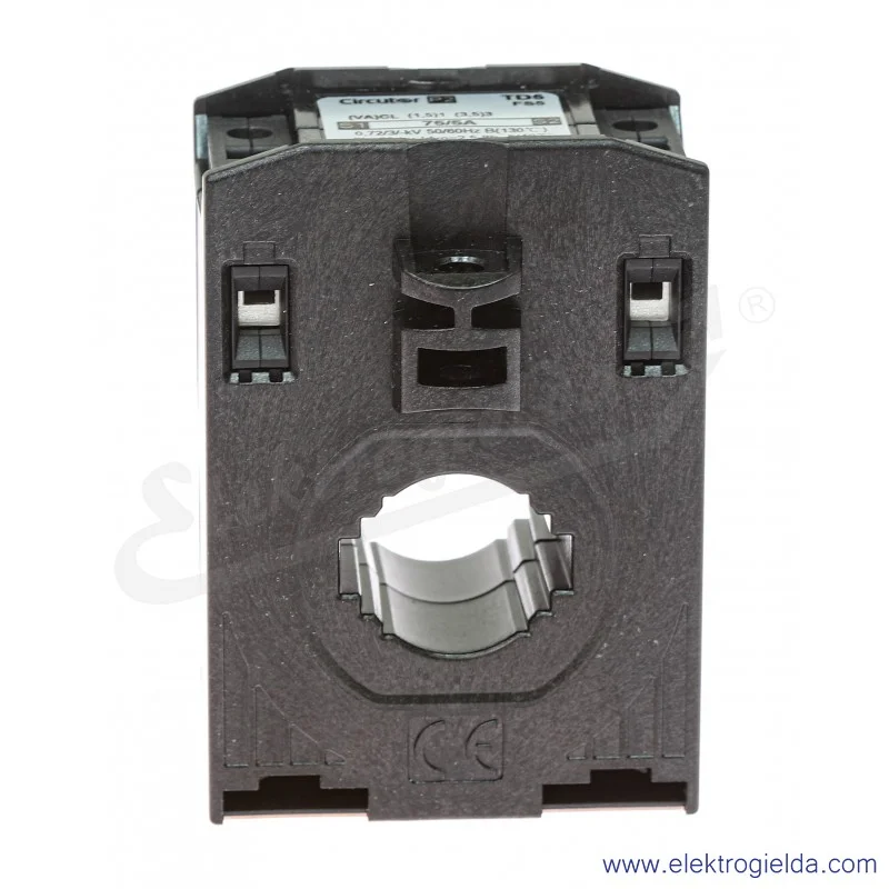 Przekładnik prądowy M75024, TD5 75/5A, szyna 25X5/20x10, 1,5VA (klasa1), IP20 Przekładnik prądowy M75024, TD5 75/5A, szyna 25X5/20x10, 1,5VA (klasa1), IP20